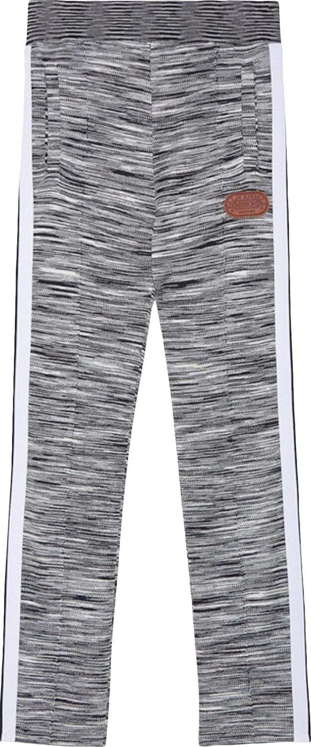 

Брюки Palm Angels x Missoni Knitted Trackpants 'Melange Grey', серый