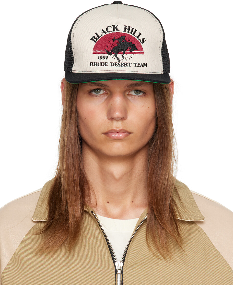 

Черно-белая кепка Black Hills Rhude
