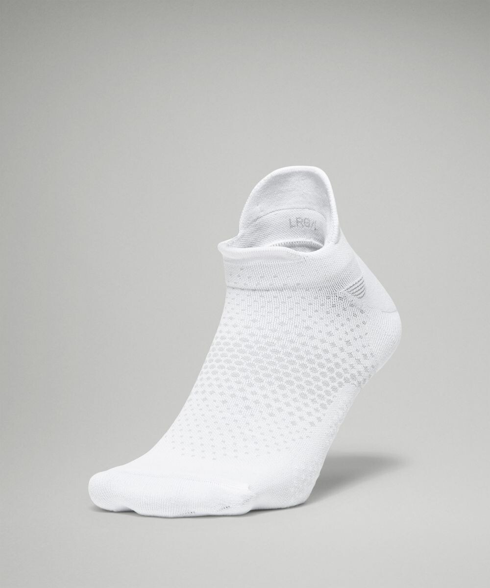 

Мужские носки для бега MacroPillow Tab Lululemon, белый