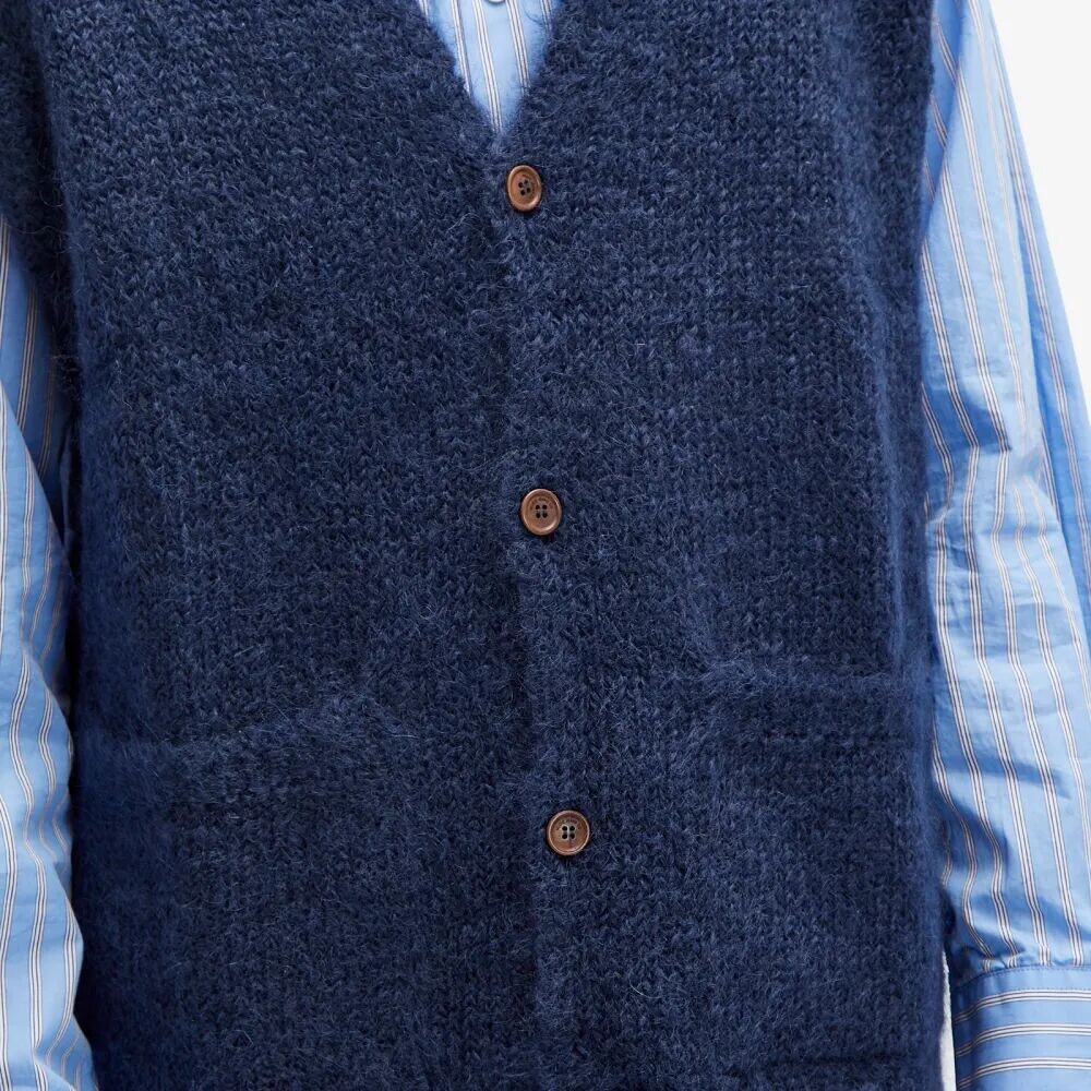 

Nudie Jeans Co Вязаный жилет Svempa, синий