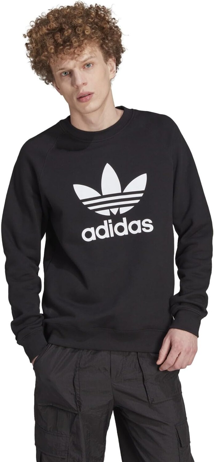 

Толстовка Adicolor Classics Trefoil Crew Neck adidas, черный