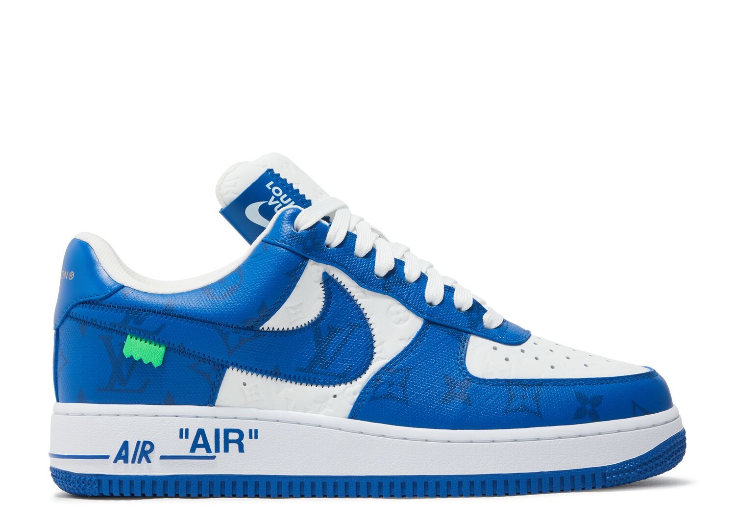 

Кроссовки Nike Louis Vuitton X Air Force 1 Low 'White Team Royal', синий