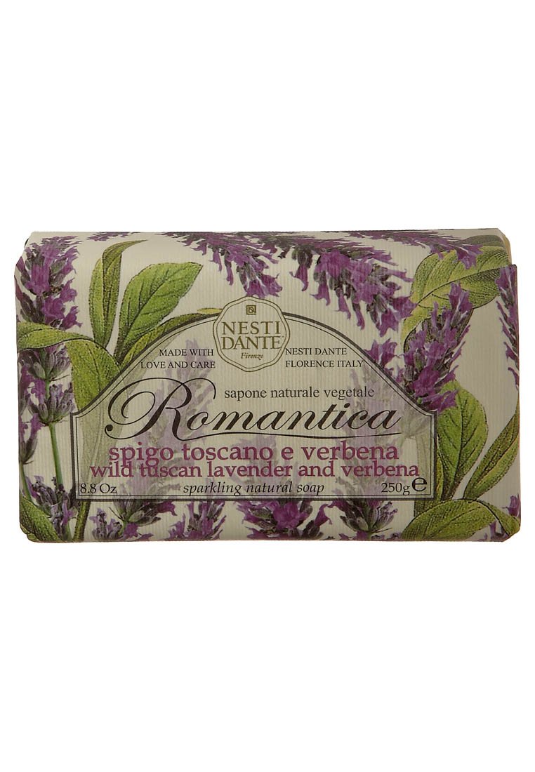 Мыло ROMANTICA Nesti Dante, цвет wild tuscan lavender, verbena мыло твердое nesti dante мыло romantica tuscan lavender