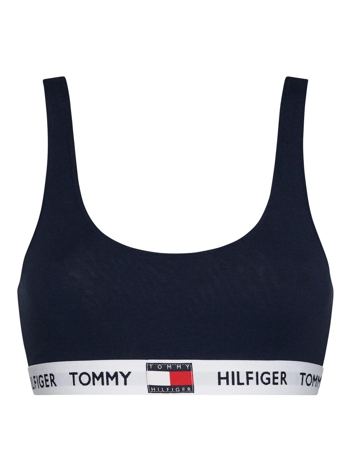 

Хлопковый бюстгальтер без застежек Tommy Hilfiger, темно-синий