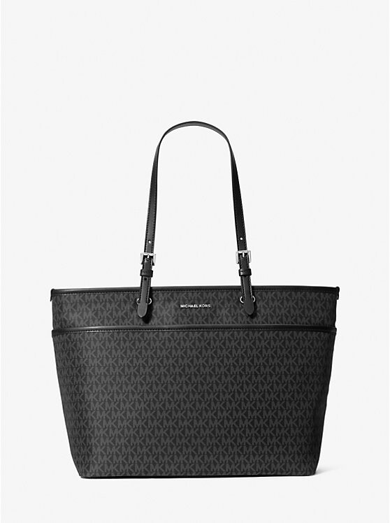 

Большая сумка-тоут с карманом и логотипом Winston Michael Kors, черный