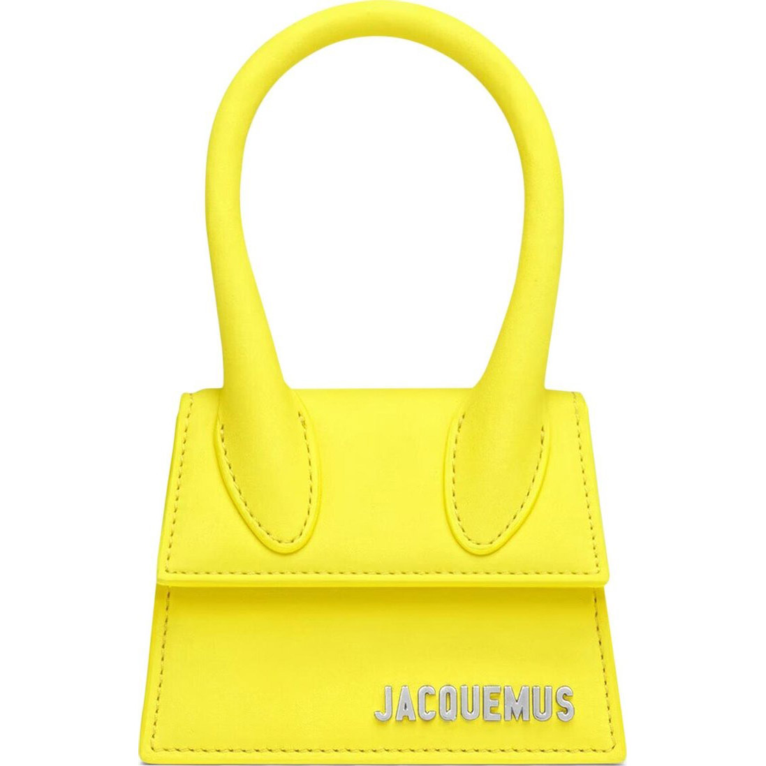 Сумка Jacquemus Le Chiquito Moyen, неоновый желтый jacquemus мини сумка jacquemus le chiquito черный