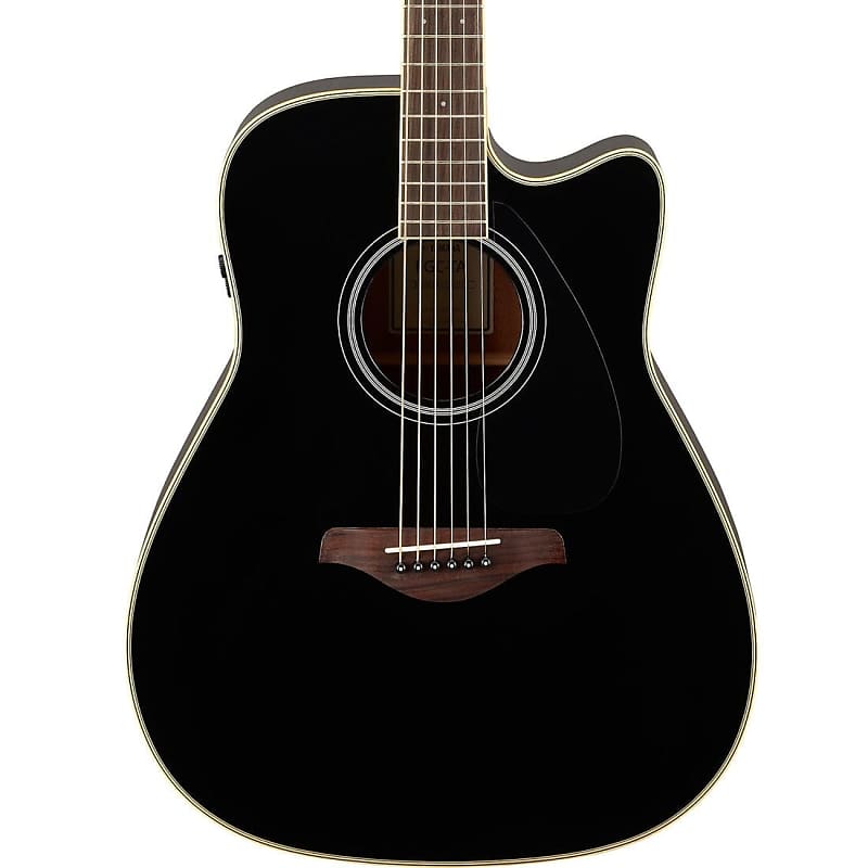 Трансакустическая гитара Yamaha FGC-TA Cutaway, черная Yamaha FGC-TA Cutaway TransAcoustic Guitar