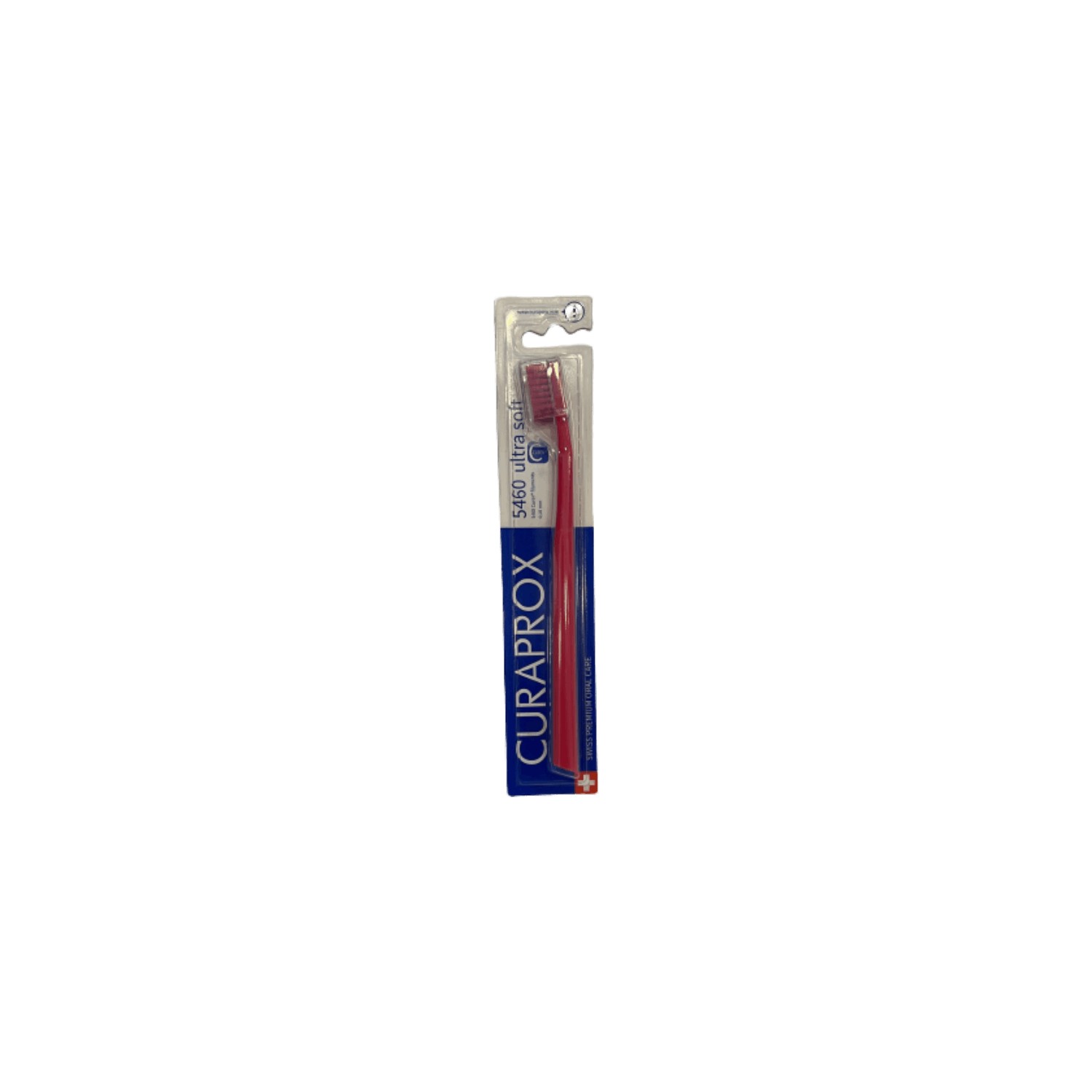Зубная щетка Curaprox ультрамягкая 5460, красный подставка для щетки curaprox керамический подиум цвет голубой