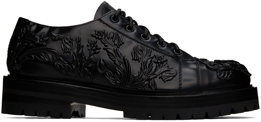 

Черные дерби Barocco Column Versace