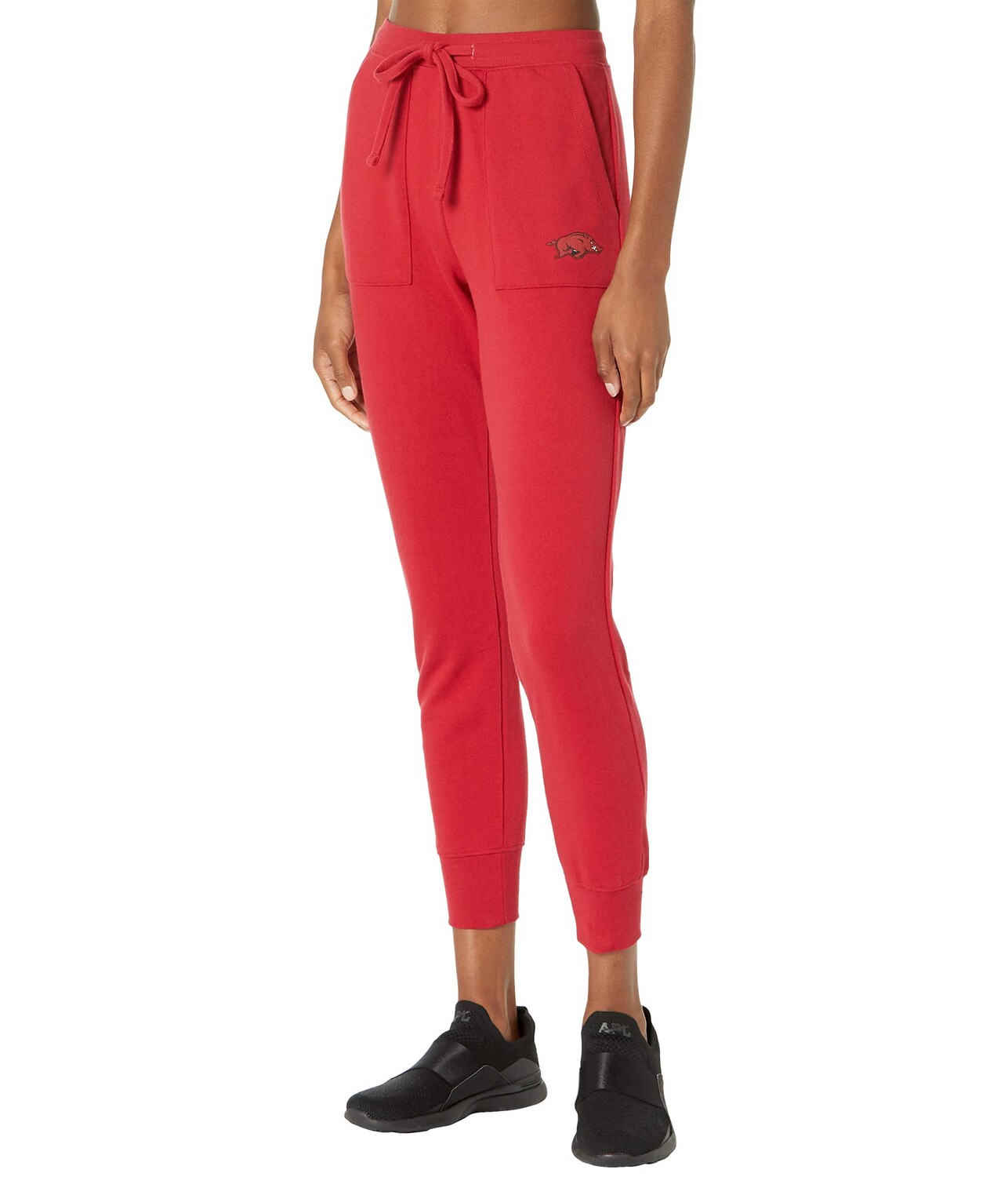 

Брюки с высокой посадкой Lauren James, Arkansas Razorbacks High-Rise Joggers, Красный