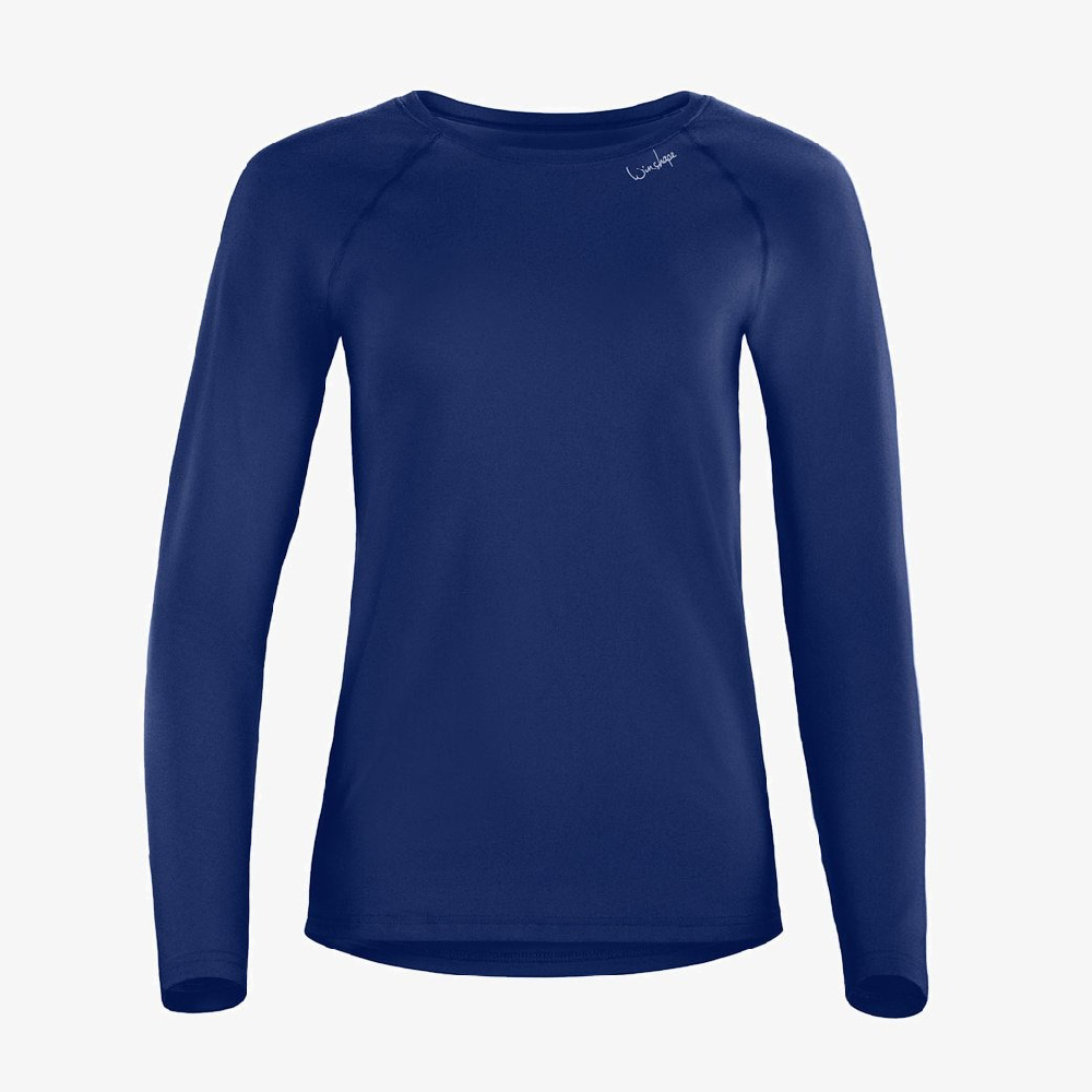 Лонгслив Winshape Camiseta De Manga Larga, темно-синий nouveau 2021 2022 algérie maillots de football maison camisas de futebo mahrez feghouli maillot de foot camiseta futbol