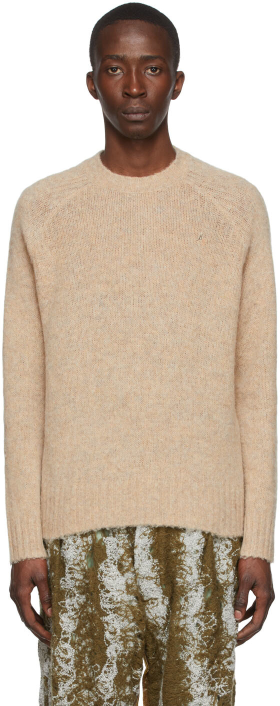 

Коричневый шерстяной свитер Acne Studios