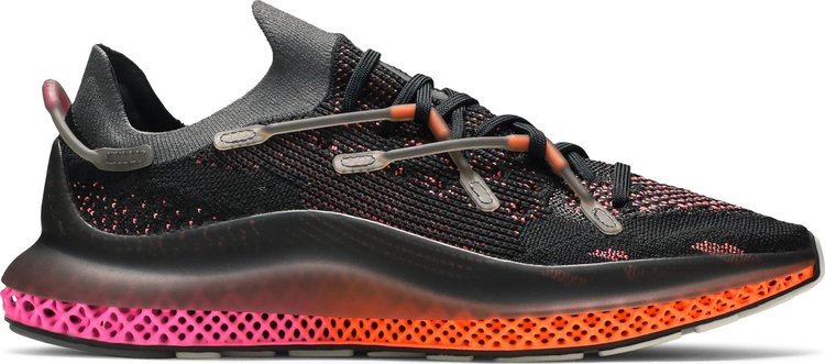 Кроссовки Adidas 4D Fusio 'Black Orange Pink', черный - фото