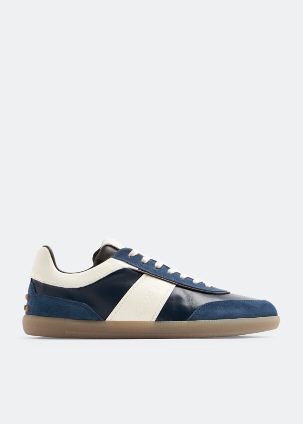 

Кроссовки TOD'S Tabs leather sneakers, синий