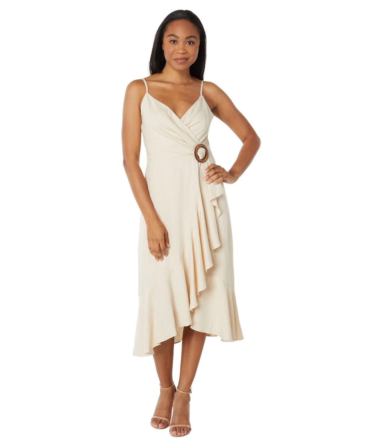 

Платье BCBGMAXAZRIA, Crosshatch Rayon Linen Dress
