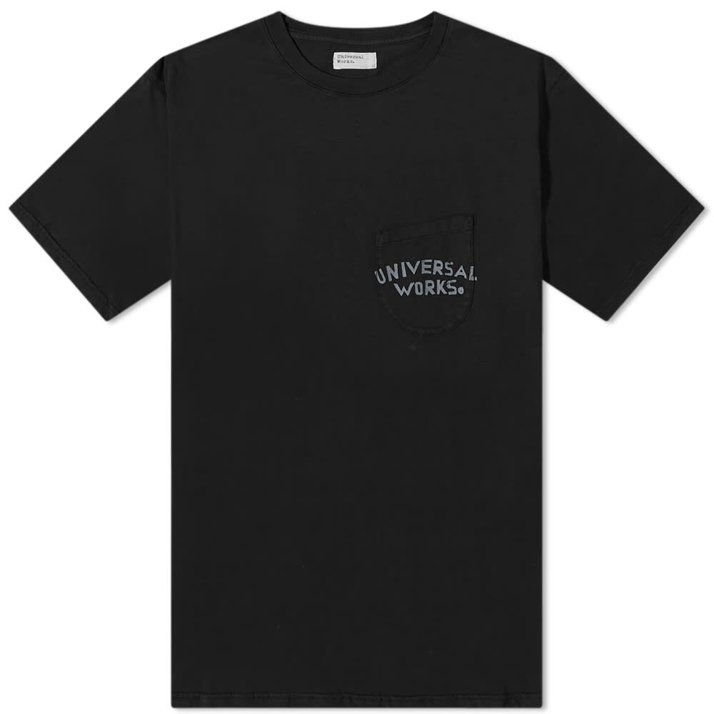 

Футболка Universal Works Print Pocket Tee, Черный