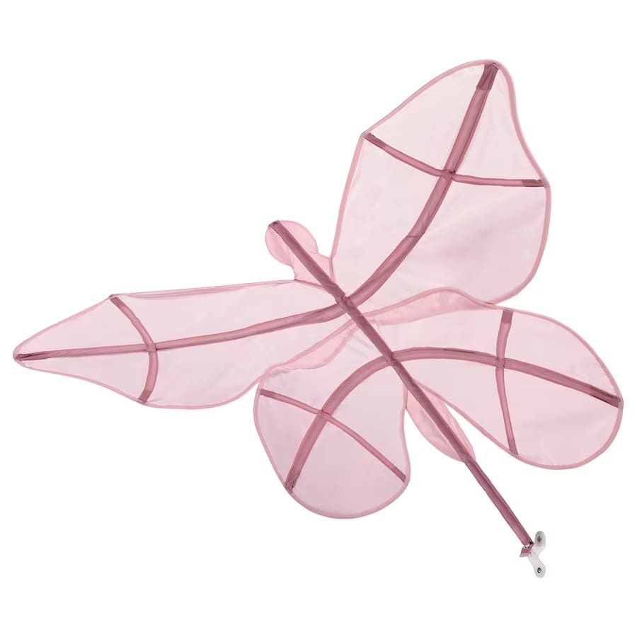 Полог Snöfink бабочка IKEA, розовый