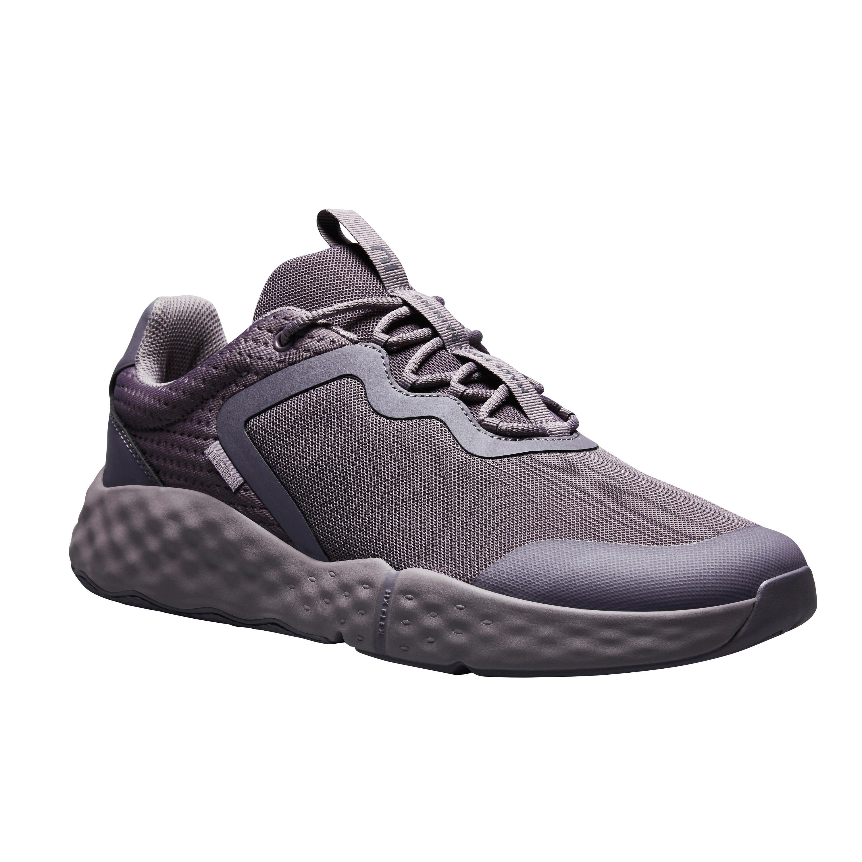 Спортивная обувь Кроссовки Fitness 520 мужские - черные DOMYOS, серо-фиолетовый/фиолетово-серый