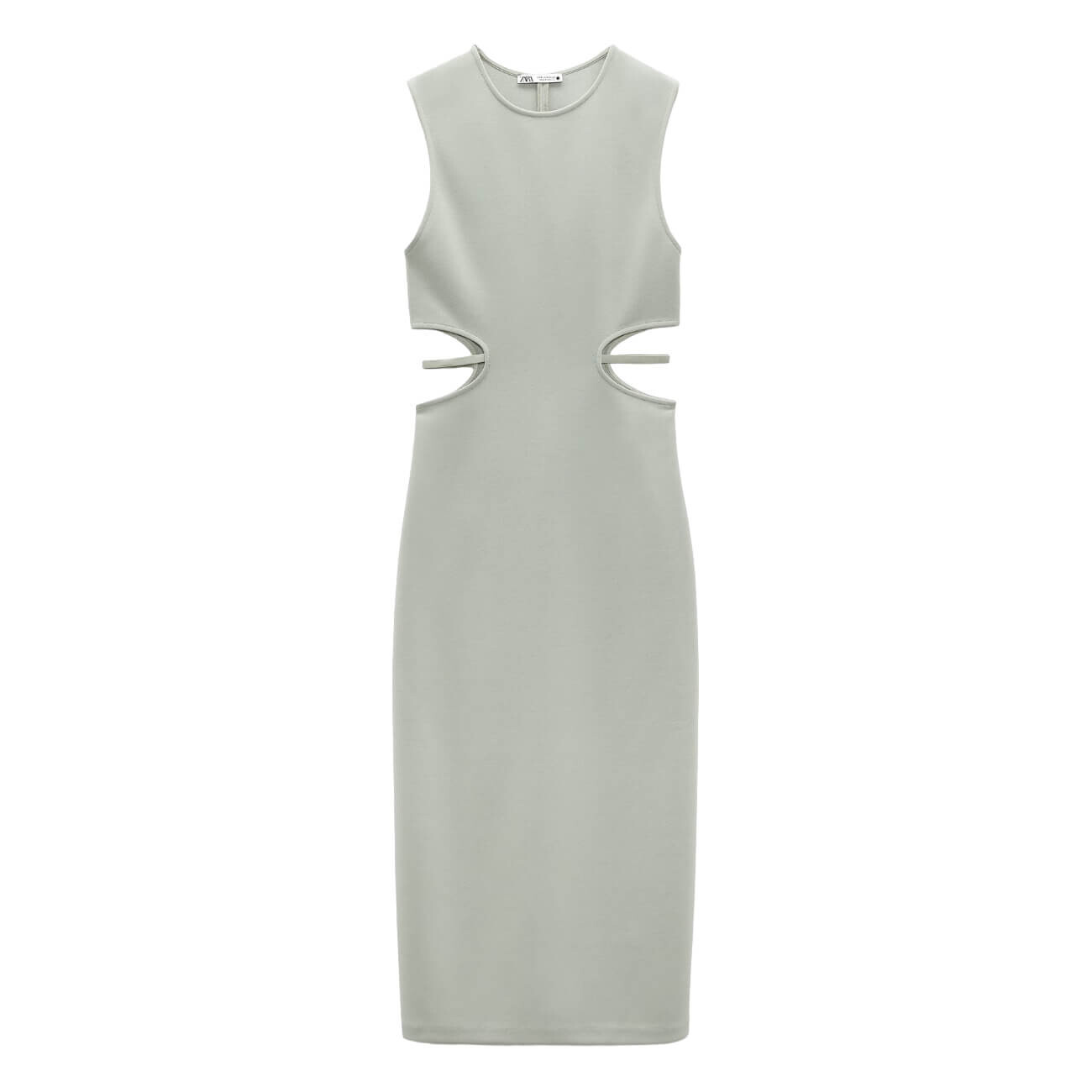 

Платье Zara Cut-out, жемчужно-серый