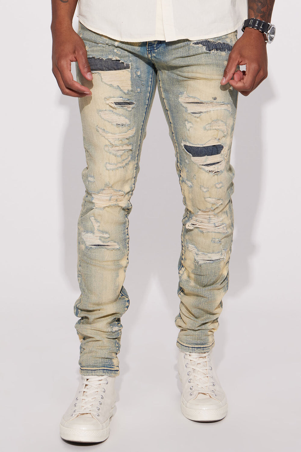 

Джинсы скинни Fashion Nova CEDRIC, синий