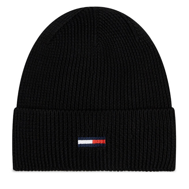 

Шапка Tommy Jeans Elongated, черный