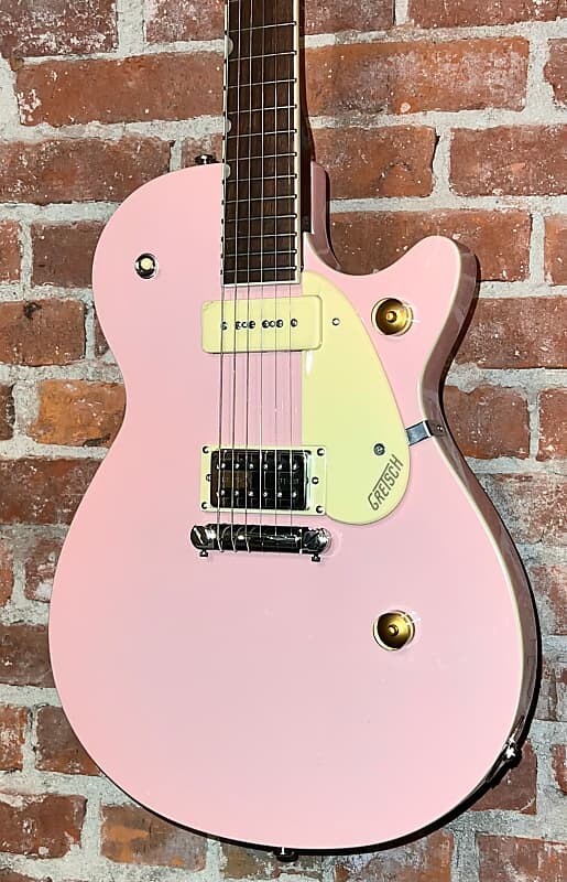 

Новый 2022 Gretsch G2215-P90 Streamliner Junior Jet Club Shell Pink
