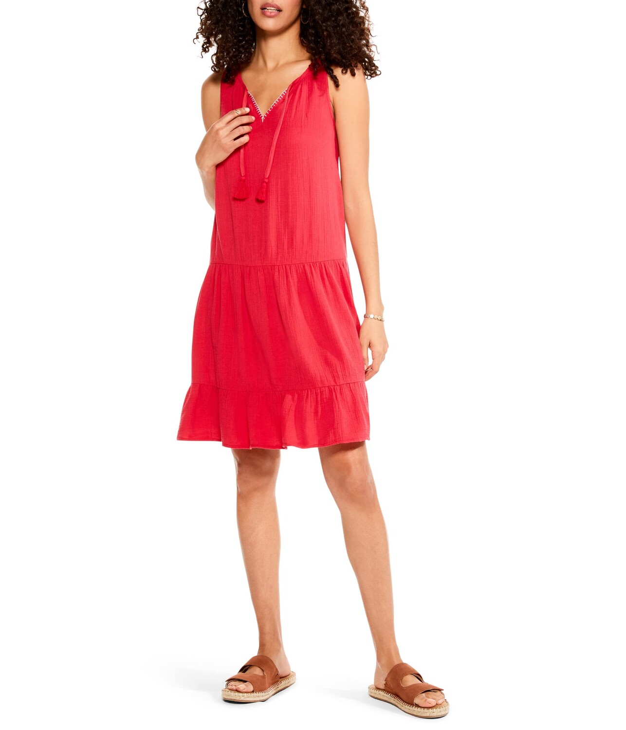 

Платье NIC+ZOE, Petite Double Gauze Tiered Dress