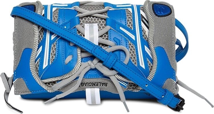 

Сумка Balenciaga Sneakerhead Phone Holder Strap Bag Blue/Grey, синий