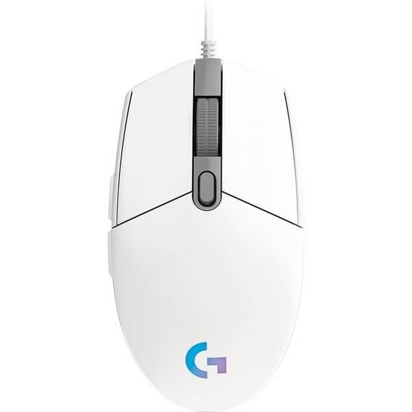 Игровая мышь Logitech G203 LIGHTSYNC, белый - фото