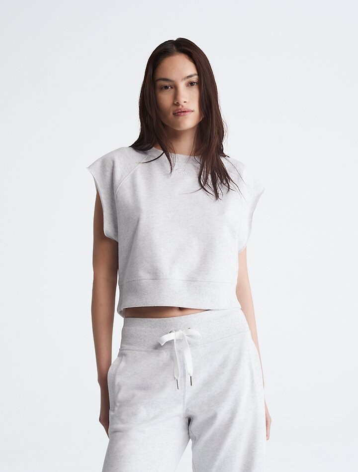 

Спортивная толстовка Active Fleece без рукавов с круглым вырезом Calvin Klein