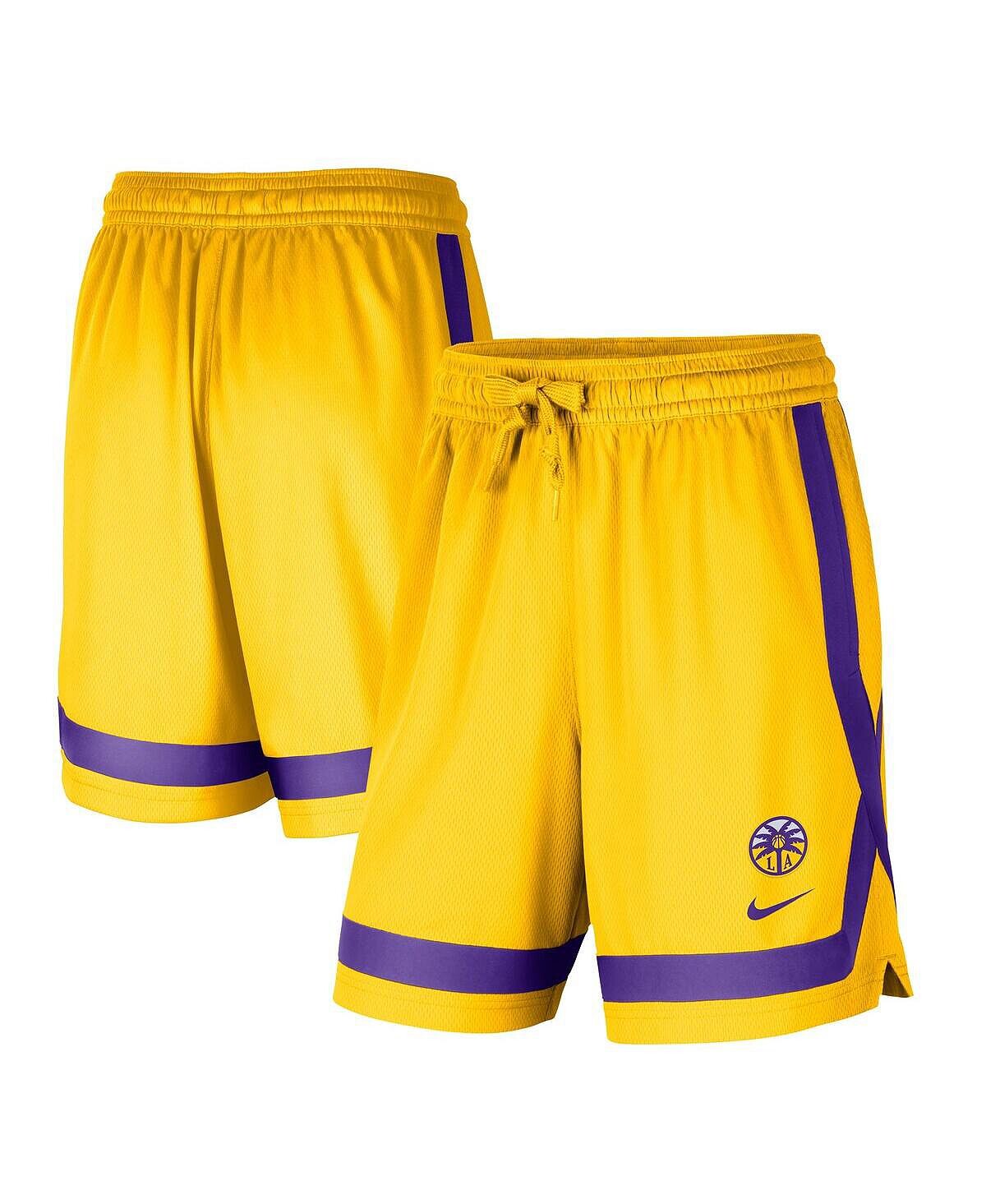 

Желтые женские тренировочные шорты Los Angeles Sparks Nike, желтый