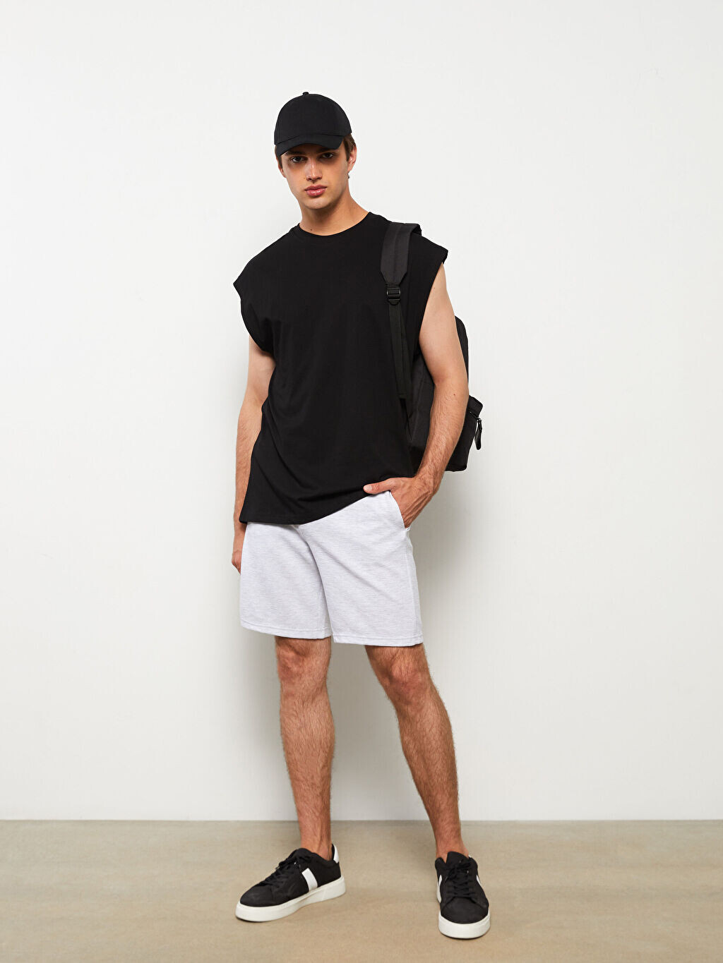 

Мужские шорты Slim Fit с эластичной резинкой на талии LCW Casual