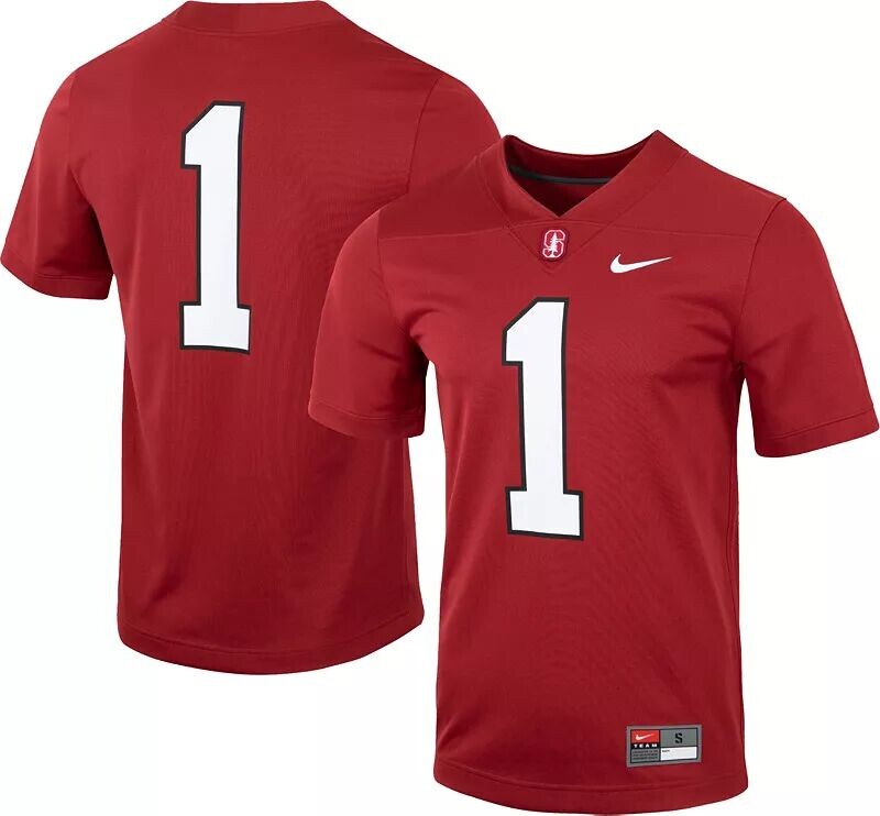 

Мужское футбольное джерси Nike Stanford Cardinal #1 Cardinal Untouchable Game