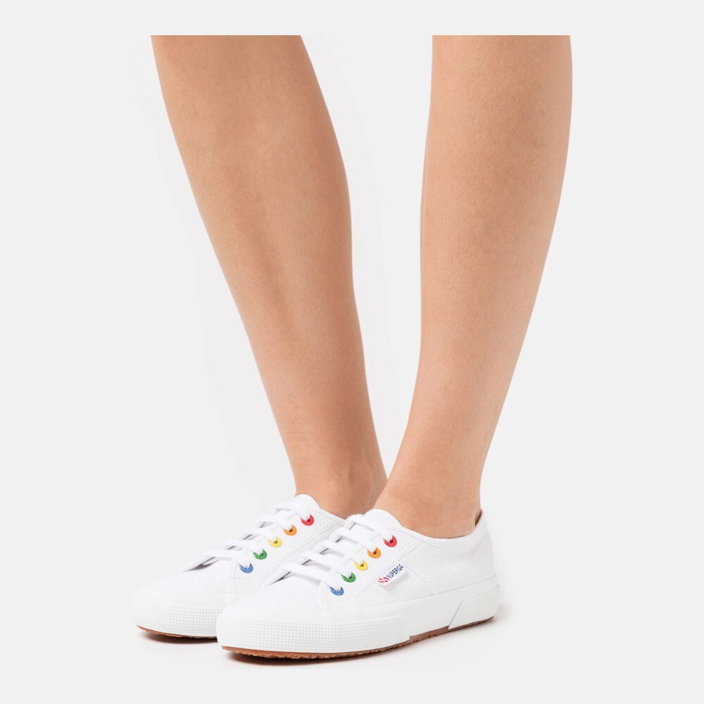 

Кроссовки Superga Heart Outsole Patch, white/multi-coloured