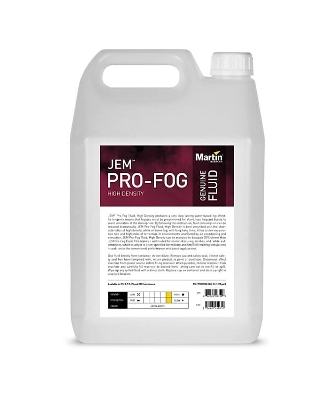 

Жидкость Martin High Density JEM Pro Fog Fluid 4x 5L 97120932