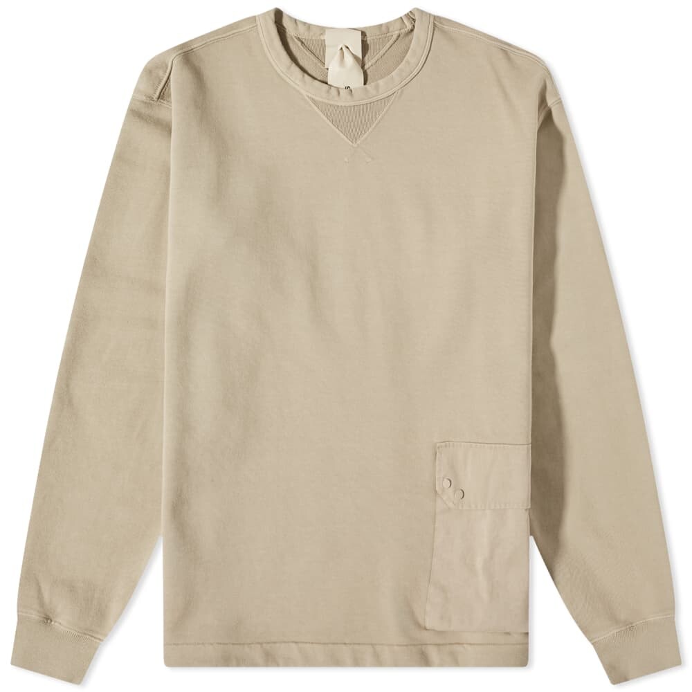 

Толстовка Ten C Multi Pocket Snap Crew Sweat