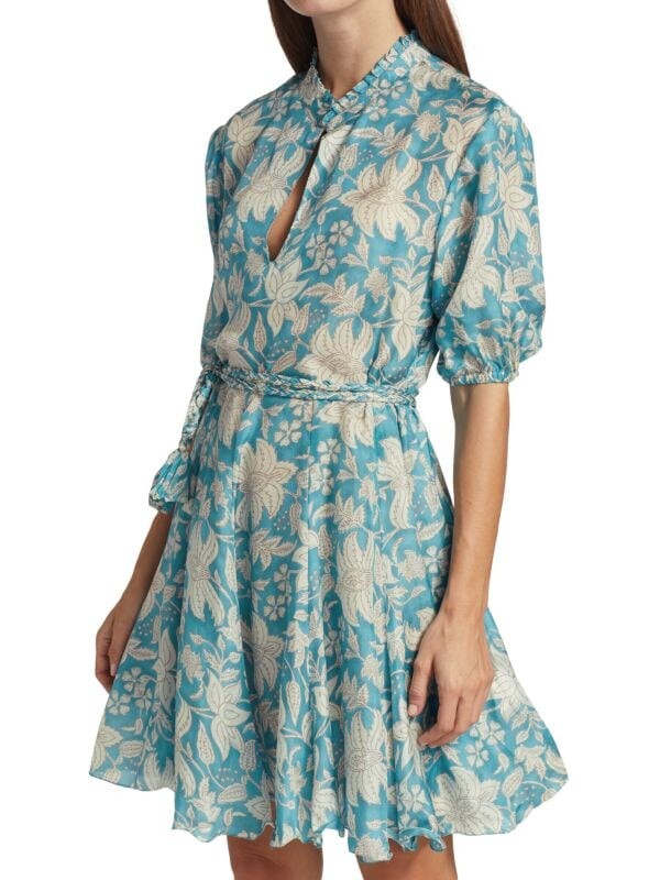 

Шелковое платье gaia Hannah Artwear Blue multi