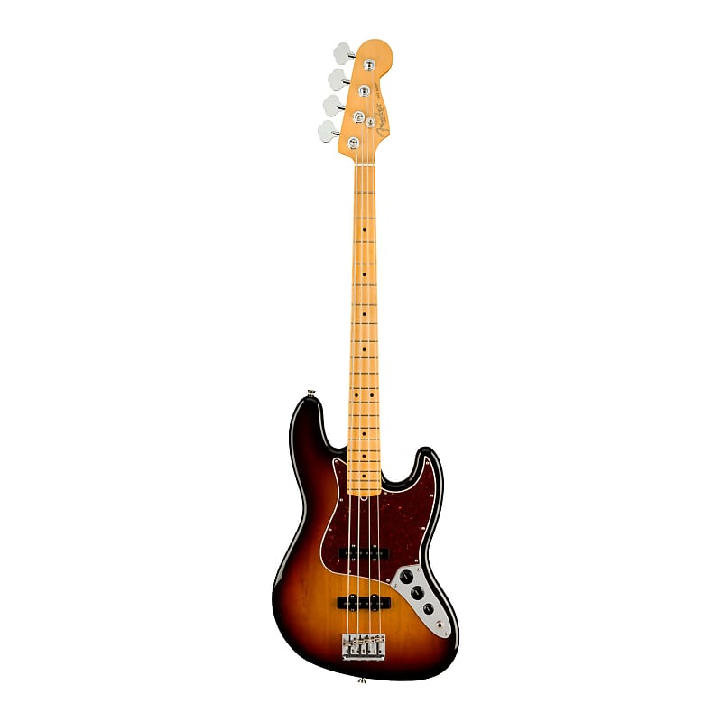 Fender American Professional II 4-String Jazz Bass (праворукий, 3-цветный Sunburst) Fender American Professional II 4-String Jazz Bass (3-Color Sunburst) электрогитара fender american professional ii telecaster 2023 sienna sunburst
