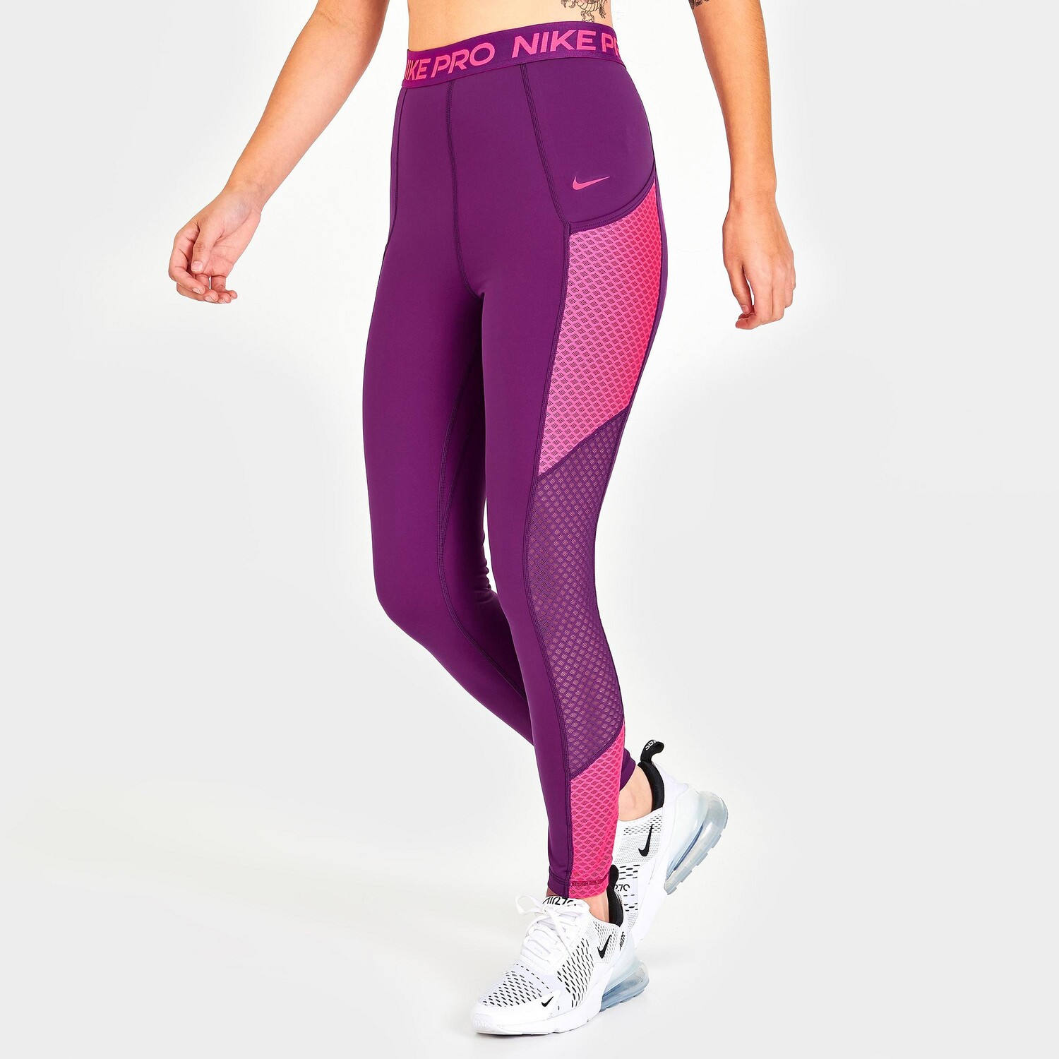 

Женские тайтсы для тренинга Nike Pro Dri-FIT, фиолетовый
