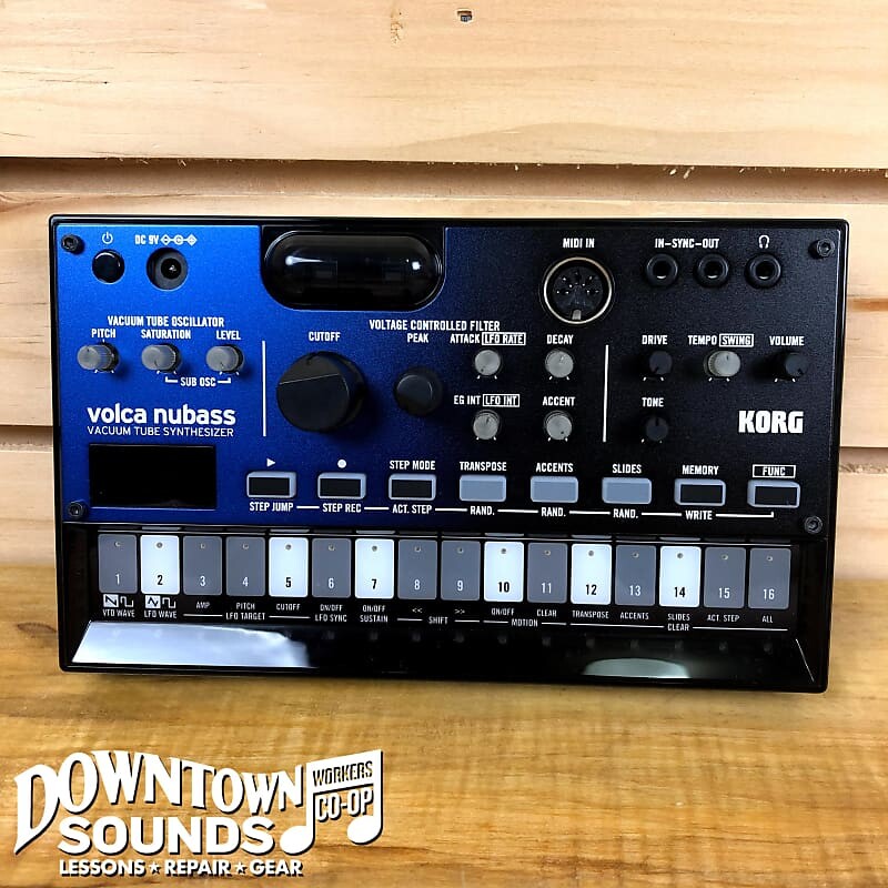 

Korg Volca Nubass Ламповый синтезатор VOLCANUBASS