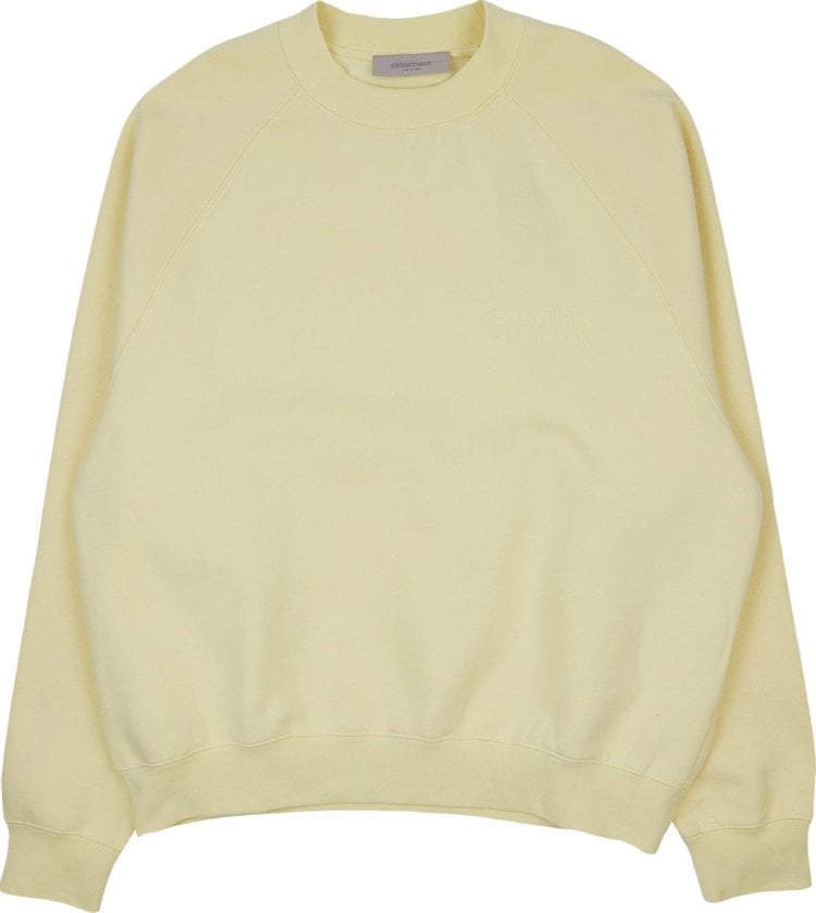 Толстовка Fear of God Essentials Crewneck 'Canary', желтый - фото