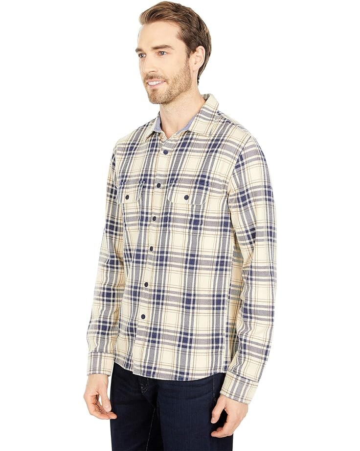 

Рубашка The Normal Brand Mountain Overshirt, цвет Tan Plaid