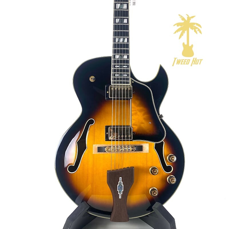 

Ibanez LGB30-VYS George Benson Signature Series Hollowbody - Vintage Yellow Burst LGB30-VYS George Benson Signature Series Hollowbody Electric Guitar