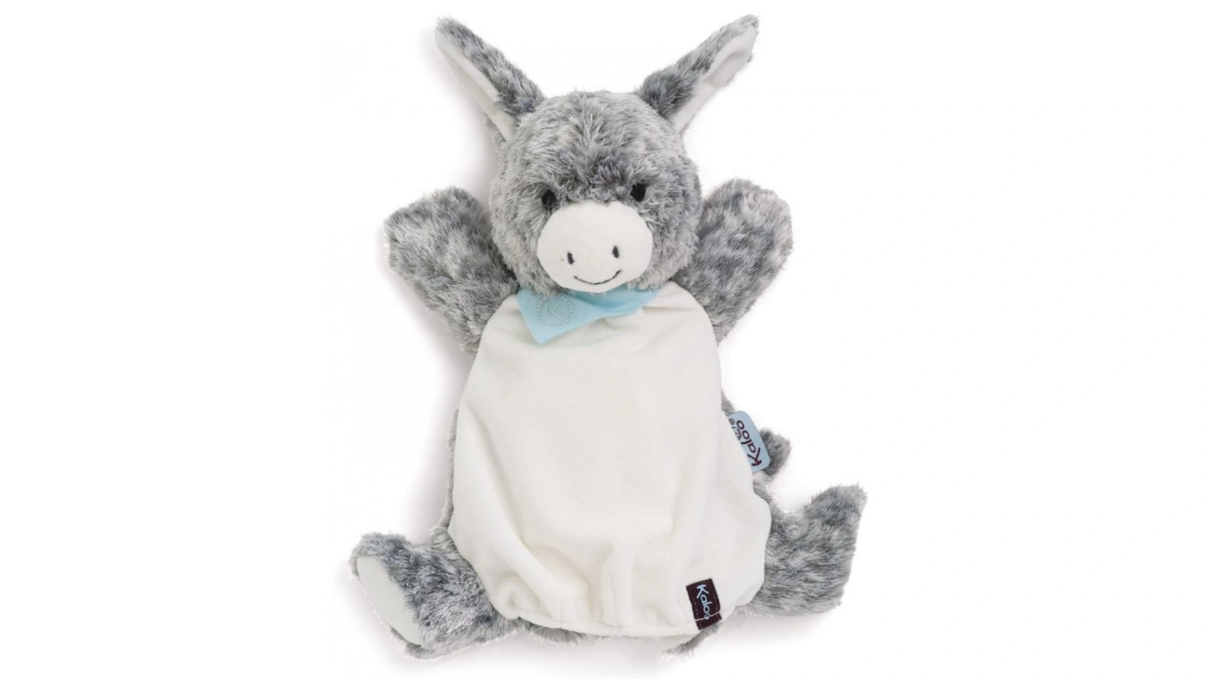Ручная куколка-одеяло ослик реглисса 23 см Kaloo цена и фото