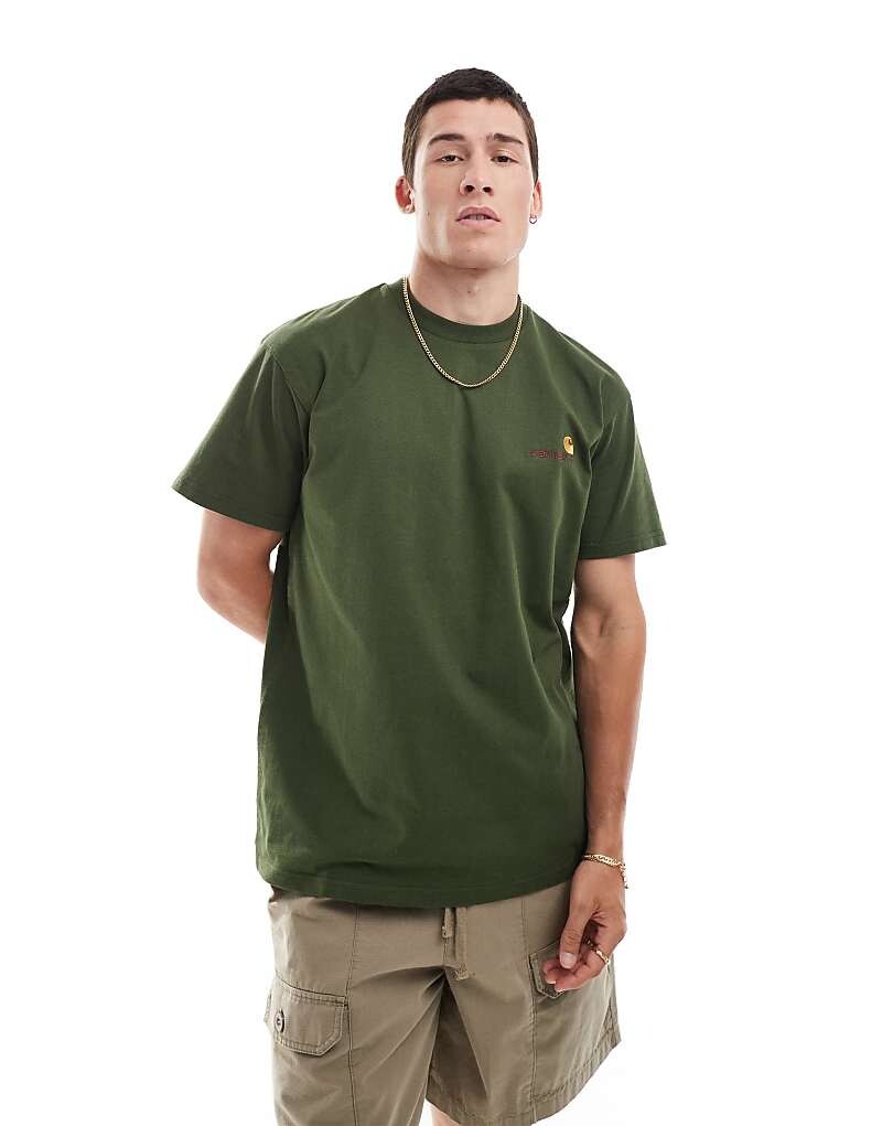 

Carhartt WIP – American Script – футболка цвета Grün