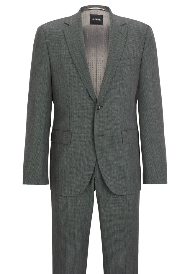

Деловой костюм h-jeckson-2pcs-224 regular fit Boss, серый