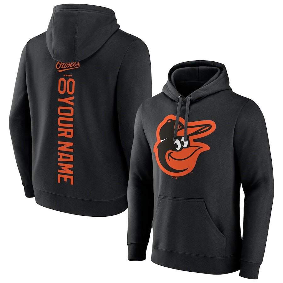 

Пуловер с капюшоном Fanatics Branded Baltimore Orioles, черный