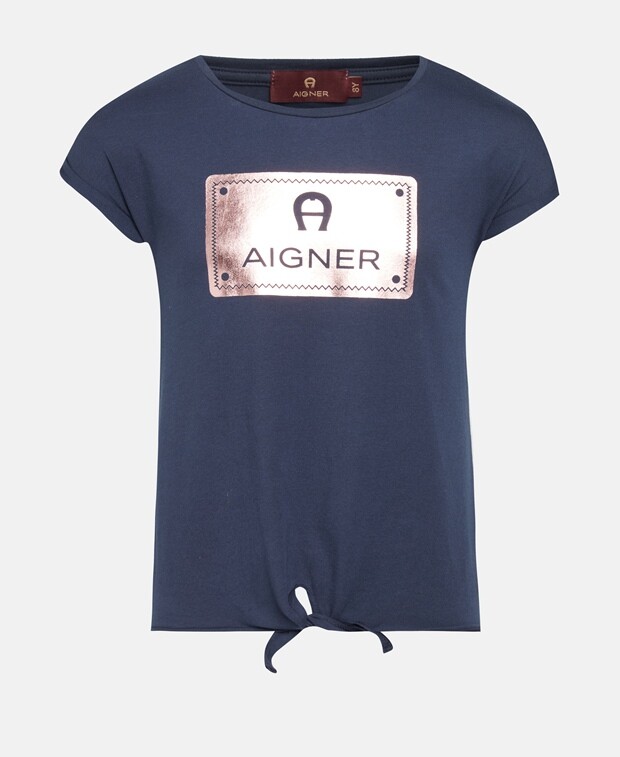 

Футболка Aigner, темно-синий