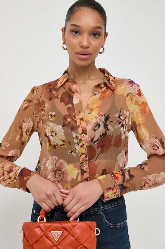 

Рубашка Guess, коричневый