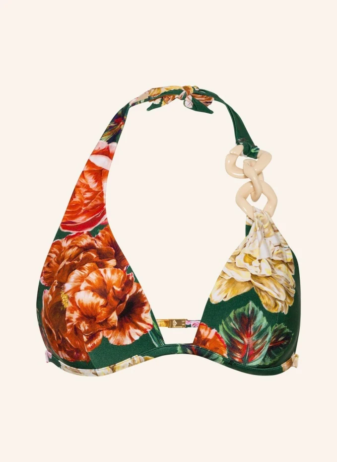 

Треугольный лиф бикини woolf Andres Sarda, зеленый